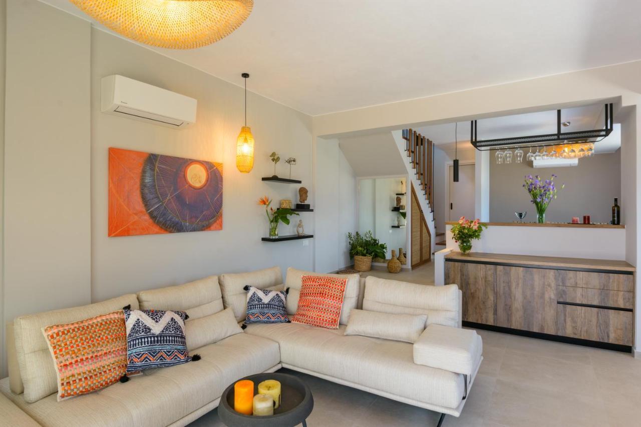 Ágios Nikólaos Beachfront Villa Phi Φ מראה חיצוני תמונה